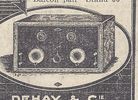Parmi les derniers mod&egrave;les r&eacute;f&eacute;renc&eacute;s : Dehay  -  R.D. - 