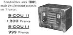 Parmi les derniers mod&egrave;les r&eacute;f&eacute;renc&eacute;s : Radio-Mathon - 