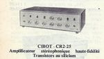 Parmi les derniers mod&egrave;les r&eacute;f&eacute;renc&eacute;s : Cibot Radio - 